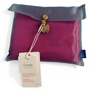 Ovcio Featherlight Scarf Pink Fuchsia Cashmere Wrap 220x100cm Lightweight NWT